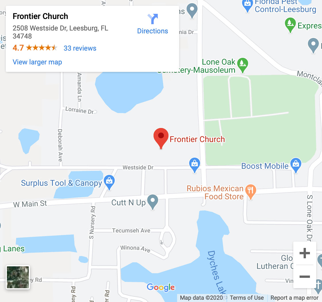 Frontier Church location